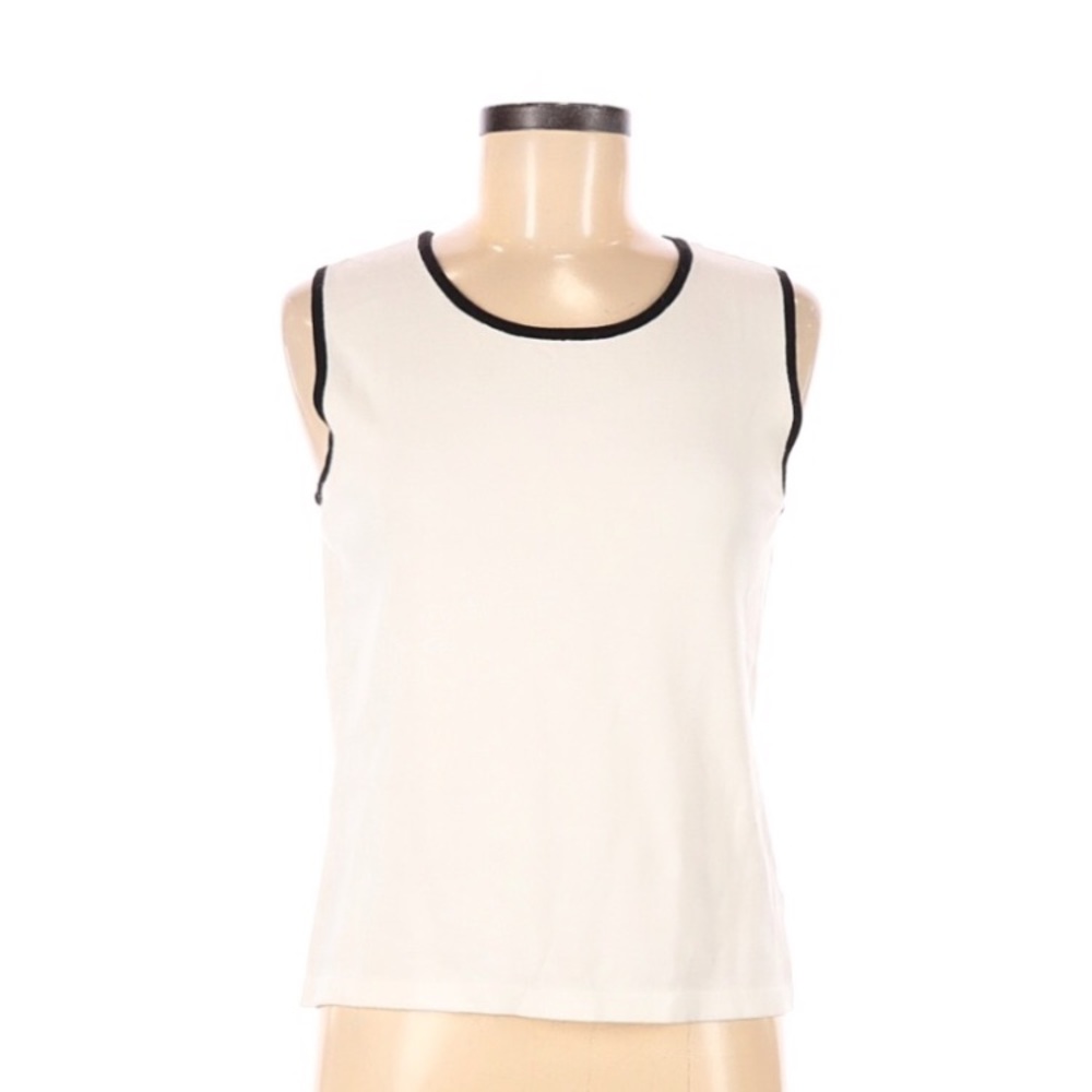 KASPER |white pullover sweater Medium